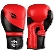 Перчатки боксёрские RSC PU FLEX BF BX 023 8 унций Красно-черный