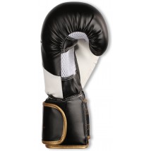 Перчатки боксёрские RSC PU BF BX 012 12 унций Бело-черный